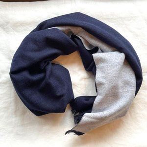 NEW Without Tags Handsome Men's Blue and Gray Scarf